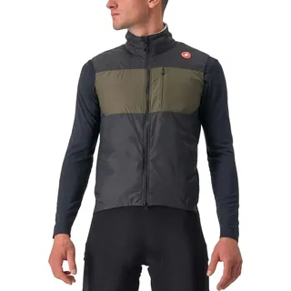 Castelli UNLIMITED Puffy VEST Jacket Herren BLACK/TARMAC Größe M