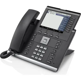Siemens OpenScape IP55G HFA V3 - Tischtelefon, schwarz - Schwarz