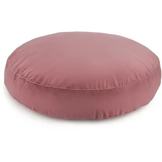 OLIFANT TOYS Candy Blumenboden Kisse, Plüsch bequemen Sitzkissen, Für Schlafzimmer Wohnzimmer Kinderzimmer, einzigartige Deko, weiche Kuschelkissen, Velours, Rosa, Ø 90 cm