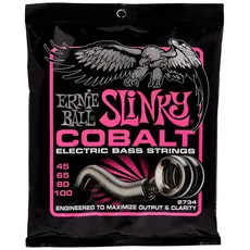 Ernie Ball Super Slinky Cobalt E-Bass-Saiten, Stärke 45–100