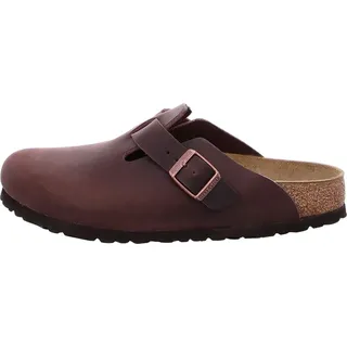 Birkenstock Boston Nubukleder schmal Braun 40