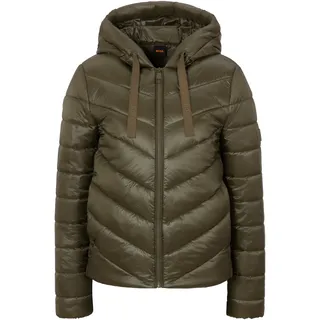 BOSS ORANGE Outdoorjacke »C_Palatori«, mit Kapuze, mit Kapuze, grün