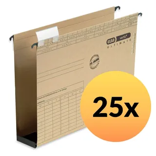 Elba Hängesammler A4, vertic Ultimate, aus Karton, 6 cm Boden, braun, 25 Stück