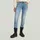 für Damen D02153-8968-8436 Saddle Mid 26/34 Blau Lässig Baumwolle Denim