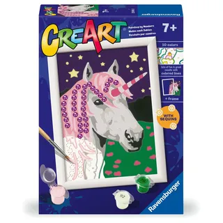 Ravensburger CreArt E-Serie Einhorn mit Strasssteinen 1 St. 18 x 13 cm mehrfarbig