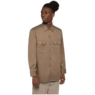 Dickies Rec Work Langarmhemd - Mushroom - L