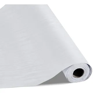 VEVOR Tapete selbstklebend, 45 cm x 10 m, Wandtapete, Klebefolie mit weißer Holzoptik, Möbelfolie, Möbelaufkleber, dekorative Vinylrolle für Schlafzimmer, Küche, Büro, Badezimmer, Schreibtisch