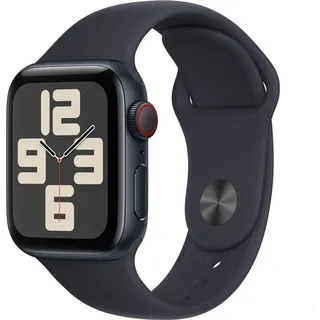 Watch SE 2023 GPS + Cellular 44 mm Aluminiumgehäuse mitternacht, Sportarmband mitternacht M/L