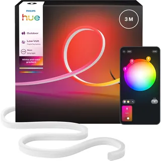 Philips Hue Outdoor-Lightstrip Gradient Neon 30 W 1.100 lm RGBW 3 m