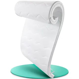KNERST UNO Matratzentopper 100x200, Komfortschaum, Made in Germany, 5 cm | Matratzenauflage, Bett Topper, ergonomisch, atmungsaktiv, waschbarer Bezug, 4 Eckgummis, Komfortschaum Matratzentopper