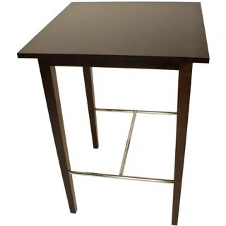 Gardenson Bartisch , Dunkelbraun , Holz, Kunststoff , Buche , Hartholz , quadratisch , eckig , 74.5x105x74.5 cm , gastro- und objekttauglich , Esszimmer, Esstische, Stehtische