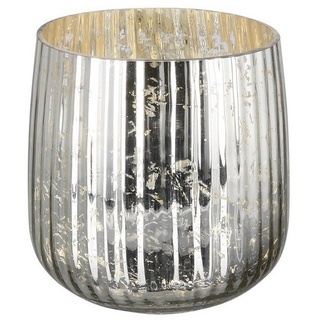 Fink Darcy Windlicht,Glas,antik Silber Ø 18 115352