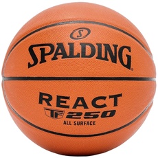 Spalding React TF-250 Ball 76803Z, Unisex basketballs, orange, 5 EU