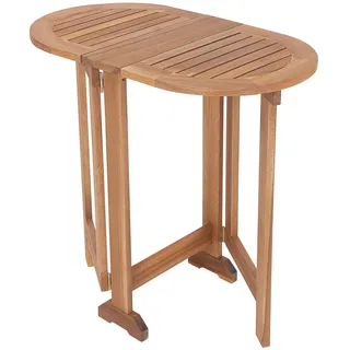 Butlers Gartentisch Lodge , Braun , Holz , 45x75x80 cm , Gartenmöbel, Gartentische