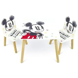 Disney Set Classic Mickey Kindersitzgruppe Tisch Mit Stühlen - Multicolor - One Size