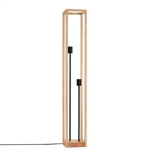 Paco Home Pendellampe Deko Wohnzimmer Hängeleuchte Esszimmer Lampe Schlafzimmer Holz E27 - Schwarz