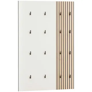 MID.YOU Garderobenpaneel Eichefarben, beige 73.5x109x2.6 cm, Aufhängemöglichkeit, Garderobe, Garderobenpaneele, Garderobenpaneele