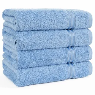 hammetex Handtuchset 4-tlg. blau