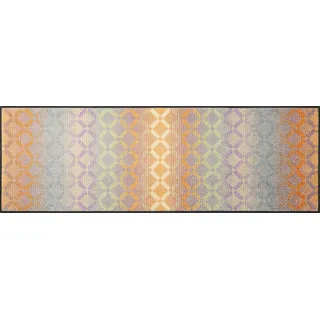 Wash+Dry Fußmatte, Diamond Melody 60x180cm, innen, waschbar, bunt