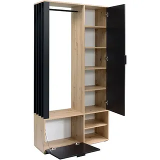 Flurwand ATHERIA – Artisan-Eiche - Braun