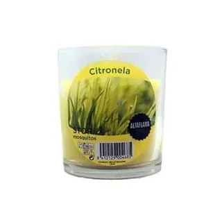 Vela citronela Stop Mosquitos vaso de cristal 75x70mm 30H Roura AF