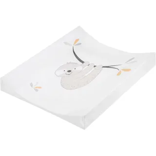 Julius Zöllner® 2-Keil Wickelauflage 50x65 cm - weiche Wickelunterlage - Baby Wickeltischauflage - Folie, wasserdicht & abwischbar - Made in Germany - OEKO-TEX Standard 100 - kleines Faultier