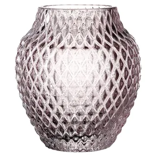 LEONARDO Poesia Tischvase 11cm, Glas, rosa