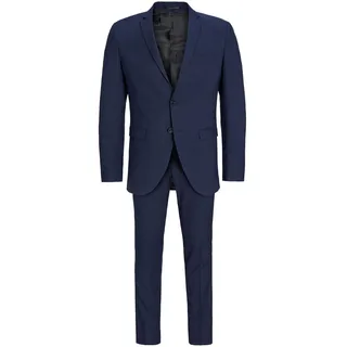 JACK & JONES Male Einreihiger Blazer und Hose JPRSOLARIS Slim Fit Anzug | Slim Fit, Einfarbig, Langarm, Formal, Nicht waschen