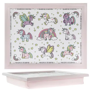 Lesser and pavey LP42725 Knietablett mit Einhorn-Motiv, klein, 35 x 28 x 6 cm, Mehrfarbig