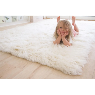 Steffensmeier Wollteppich 200/250 cm Flokati 2000 , Naturfarben , Naturmaterialen , Rechteckig , 200x250 cm , in verschiedenen Größen erhältlich , Teppiche und Böden, Teppiche, Schafwollteppiche