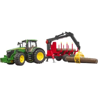 Bruder 03154 - Traktor 7R 350 grün/rot 1:16