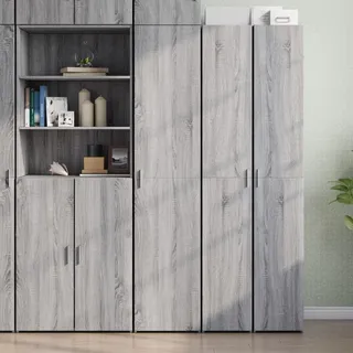 vidaXL Highboard Grau Sonoma 40x42,5x185 cm Holzwerkstoff - Grau