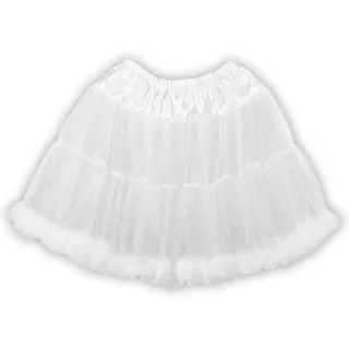 Boland - Petticoat Deluxe, dehnbarer Gummibund, Rock aus Tüll mit Rüschen, Unterrock, Rock 'n Roll, 70er 80er, Grease, Accessoire, Kostüm, Verkleidung, Karneval