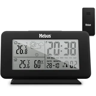 MEBUS Funkwetterstation 40689 Schwarz