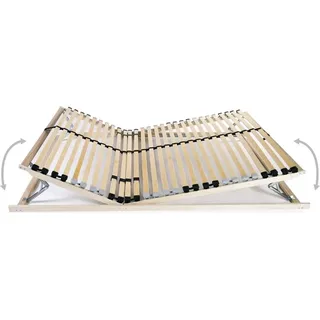 vidaXL Lattenrost mit 28 Latten 7 Zonen 100x200 cm - Braun
