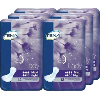 TENA Lady Discreet maxi night 6 x 12 St.