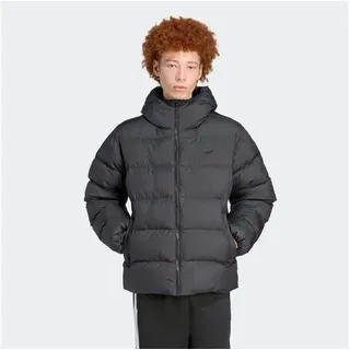 adidas Originals Trefoil gefütterte Winterjacke Herren Pufferjacken schwarz XL