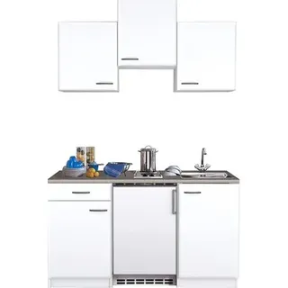Flex-Well Miniküche 150 cm Weiß