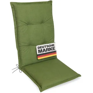 Gardissimo PREMIUM Hochlehner Gartenstuhl Auflagen 120x50x8cm grün