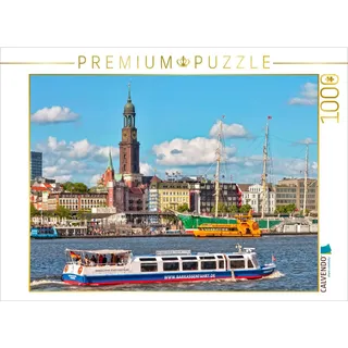 CALVENDO Puzzle Hamburg Hauptkirche Sankt Michaelis, Hamburger Michel | 1000 Teile Lege-Größe 64x48cm Foto-Puzzle für glückliche Stunden