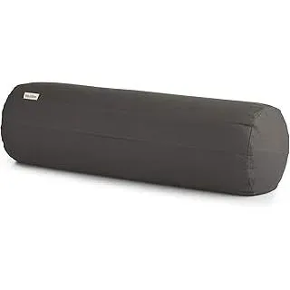 basaho Yoga Bolster Yogarolle | Baumwolle | Buchweizenschalen | Abnehmbarer und waschbarer Bezug | Yoga Rolle Yogakissen