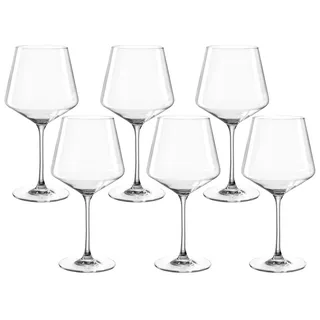 LEONARDO Weinglas »PUCCINI«, (Set, 6 tlg.), 730 ml, 6-teilig, farblos