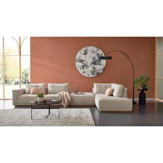 Musterring Wohnlandschaft Polyester 3-Sitzer Beige