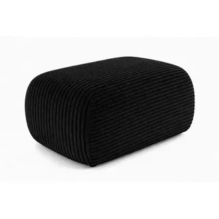 Kaiser Möbel Hocker Sitzpouf Für Wohnzimmer, Cordstoff Poso, Schwarz, Bis , Holz , 64x40x40 cm , Wohnzimmer, Sessel, Hocker & Hockerbänke, Poufs