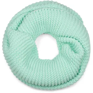 styleBREAKER Strickschal "Strick Loop Linksstrick" 1 Stk., türkis