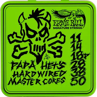 Ernie Ball 3821 Papa Het's Hardwired Master Core Signature Electric Guitar Strings 3-Pack