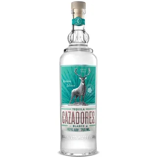 CAZADORES Tequila Blanco, 40% Alkoholgehalt, 70cl / 700ml, Doppelt Destillierter Alkohol aus 100% Blauer Weber-Agave