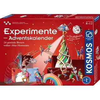 KOSMOS Experimentierkasten Adventskalender 2026 | Schöne kleine Experimente zur Weihnachtszeit, für Kinder ab 8-12 Jahre, Spielzeug, Science Adventskalender