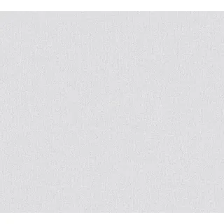 A.S. Création Vliestapete Uni Hellgrau 53 cm x 10 m 1 St grau 390391