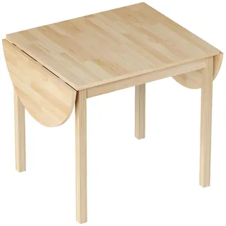 Homcom Klapptisch 140 x 75 x 70 cm naturholz